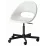 Fotoliu de birou Ikea Loberget/Malskar, Alb/Negru