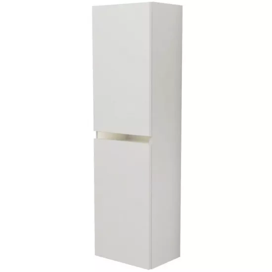 Penal Haaus Zed 2Д (29 cm) suspendat, White Gloss/White