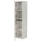 Penal Haaus Zed 2Д (29 cm) suspendat, White Gloss/White