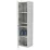 Penal Haaus Zed 2Д (29 cm) suspendat, White Gloss/White