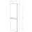 Penal Haaus Zed 2Д (29 cm) suspendat, White Gloss/White