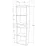 Penal Haaus Zed 2Д (29 cm) suspendat, White Gloss/White