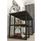 Стол письменный Bofigo 4 полки, 120x60 см, Anthracite/Black