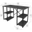 Стол письменный Bofigo 4 полки, 120x60 см, Anthracite/Black