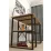 Стол письменный Bofigo 4 полки, 120x60 см, Pine/Black