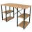 Стол письменный Bofigo 4 полки, 120x60 см, Pine/Black