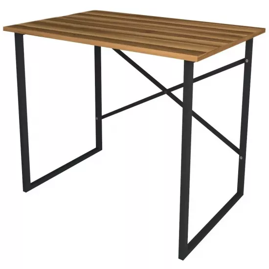 Masa de birou Fabulous 60x90, Walnut/Black