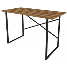 Masa de birou Fabulous 60x120, Walnut/Black Masa de birou Fabulous 60x120, Walnut/Black