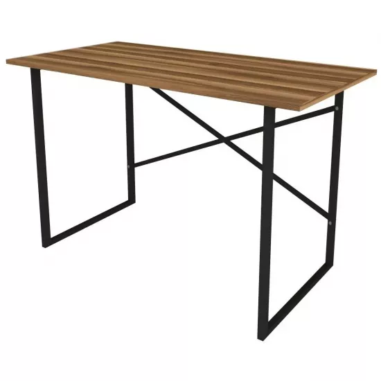 Masa de birou Fabulous 60x120, Walnut/Black