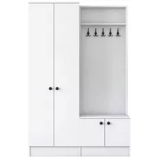 Antreu Mirage Meble P6/M11 polite (120 cm), White