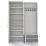 Antreu Mirage Meble P6/M11 polite (120 cm), White