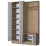 Antreu Mirage Meble P6 M11 (120 cm), Walnut/White