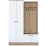 Antreu Mirage Meble P6 M11 (120 cm), Walnut/White
