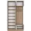 Antreu Mirage Meble EA144 (120 cm), Walnut/White