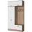 Antreu Mirage Meble EA144 (120 cm), Walnut/White