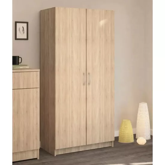 Шкаф Haaus Remi 2Д (80x51x170 см), Sonoma Oak