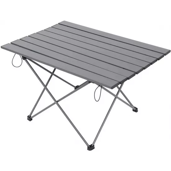 Masă de grădină Enero Camp 1055268 pliabila, Grey