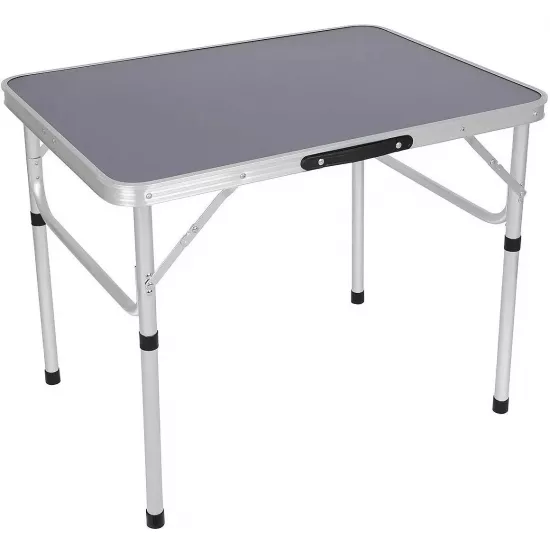 Masă de grădină Enero Camp 1055275 pliabila, Grey