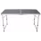 Masă de grădină Enero Camp 1055213 pliabila, Grey/Silver