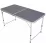 Masă de grădină Enero Camp 1055213 pliabila, Grey/Silver