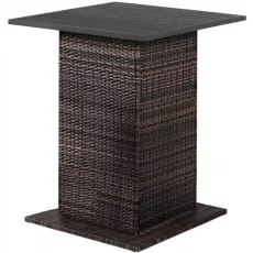 Masă de grădină Costway HW68244WH-12, Brown Masă de grădină Costway HW68244WH-12, Brown