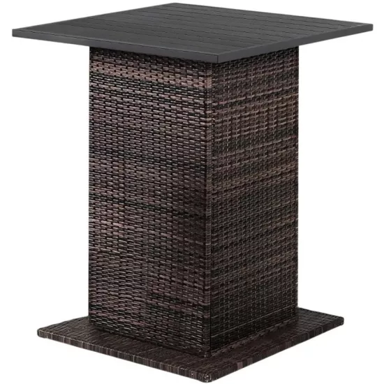 Masă de grădină Costway HW68244WH-12, Brown