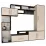 Living Marcel Prod Pekin RO (210 cm), Wenge/Birch