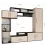 Living Marcel Prod Pekin RO (210 cm), Wenge/Birch