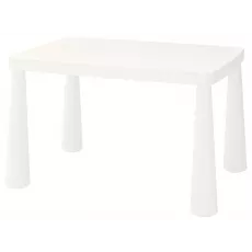 Столик детский Ikea Mammut 77x55, 503.651.77 Белый
