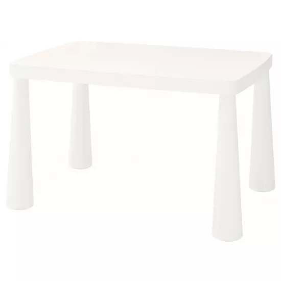 Măsuță pentru copii Ikea Mammut 77x55, 503.651.77 Alb