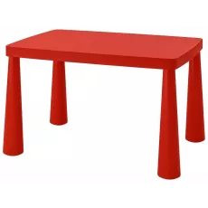 Столик детский Ikea Mammut 77x55, 603.651.67 Красный Столик детский Ikea Mammut 77x55, 603.651.67 Красный