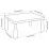 Măsuță pentru copii Ikea Mammut 77x55, 505.819.92 Verde deschis