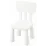 Scaun pentru copii Ikea Mammut 403.653.71 Alb