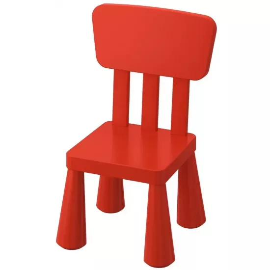 Стул детский Ikea Mammut 403.653.66 Красный