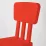 Стул детский Ikea Mammut 403.653.66 Красный