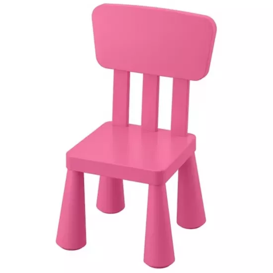 Стул детский Ikea Mammut 803.823.21 Розовый