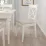 Scaun Ikea Ingolf/Hallarp 504.730.73, Alb/Bej