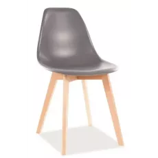 Scaun Signal Moris, Beech/Gray Scaun Signal Moris, Beech/Gray