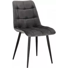 Стул Signal Chic Matt Velvet, Black/Gray Стул Signal Chic Matt Velvet, Black/Gray