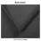 Scaun Signal Chic Matt Velvet, Black/Gray