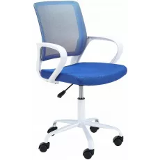 Кресло офисное Akord FD-6, White/Blue Кресло офисное Akord FD-6, White/Blue