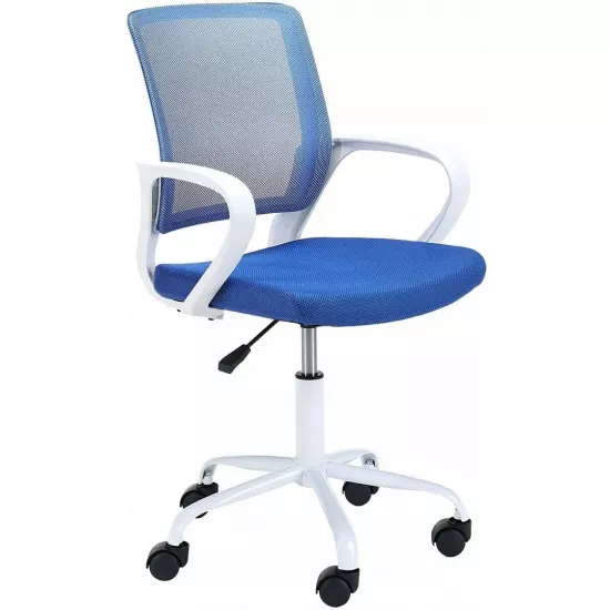 Кресло офисное Akord FD-6, White/Blue