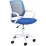 Кресло офисное Akord FD-6, White/Blue