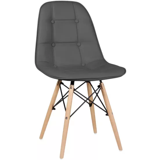 Scaun Sunrise C-24 PU, Gray/Beech