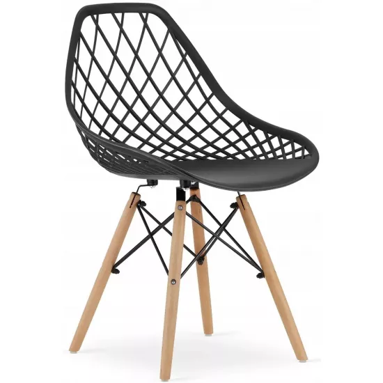 Scaun Sunrise C-73 PP, Black/Beech