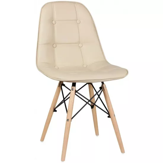 Стул Sunrise C-24 PU, Beige/Beech