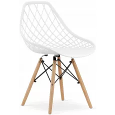 Scaun Sunrise C-73 PP, White/Beech Scaun Sunrise C-73 PP, White/Beech