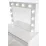 Masă toaletă Halmar Hollywood LED cu iluminare, White