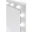 Masă toaletă Halmar Hollywood LED cu iluminare, White