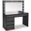 Столик туалетный Halmar Hollywood XL с подсветкой, Black